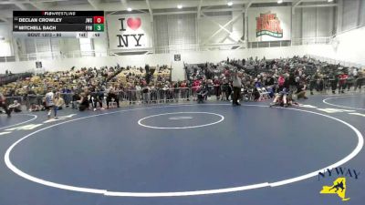 90 lbs Cons. Round 2 - Declan Crowley, Journeymen Wrestling Club vs Mitchell Bach, Falconer Youth Wrestling