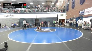 52 lbs Cons. Round 5 - Troy Black, Idaho vs Cannon Crisler, Treasure Valley Wrestling Club
