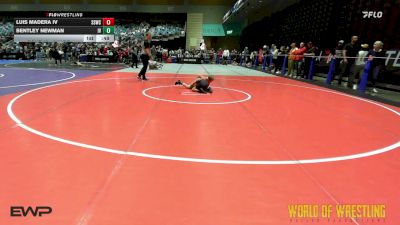 85 lbs Consi Of 4 - Luis Madera IV, Southwest Stallions WC vs Bentley Newman, Illinois Valley Youth Wrestling