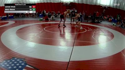 141-141 A Round 2 - Lucas Titus, FZ Wrestling Club vs Niko Truax, Illinois Top Dawgs