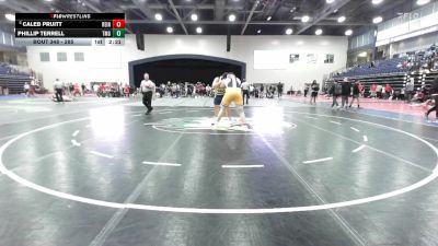 285 lbs Cons. Round 3 - Phillip Terrell, Truett-McConnell (Ga.) vs Caleb Pruitt, Reinhardt University (GA)