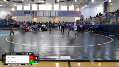 106 lbs Cons. Round 2 - Micah Parker, Oxford High School vs Kye Clowers, North Pontotoc High School