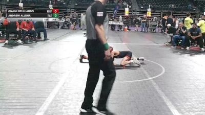 85 lbs 3rd Place - Gianni Belluardo, North Bergen vs Andrew Allena, Yale Street