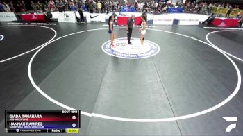 115 lbs Semifinal - Giada Tanahara, ASG WRESTLING vs Hannah Ramirez, Sunnyvale Wrestling Club