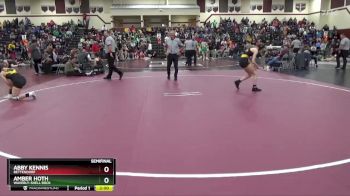 100 lbs Semifinal - Abby Kennis, Bettendorf vs Amber Hoth, Waverly-Shell Rock