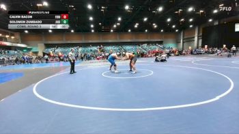 285 lbs Cons. Round 3 - Solomon Zumbado, Junipero Serra vs Calvin Bacon, Fernley