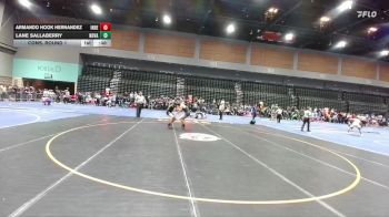 150 lbs Cons. Round 1 - Lane Sallaberry, North Valley vs Armando Hook Hernandez, Inderkum
