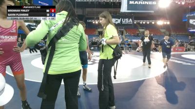 94 lbs Cons. Sub-rd Of 16 - Brennan Finley, Missouri vs Gavin Flowers, Colorado