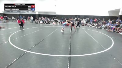 157 lbs Declan Koch, Wisconsin Red vs Gabriel Ballard, Pennsylvania Blue