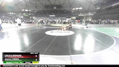 100 lbs Cons. Round 2 - Makoa Correa, Ascend Wrestling Academy vs Lincoln Bernard, Mat Rats Rebooted Wrestling