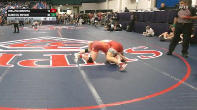 157 lbs Round Of 128 - William Brooks, VA vs Jamison Devlin, NJ