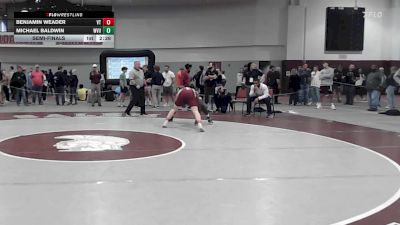 165 lbs Semifinal - Benjamin Weader, Virginia Tech vs Michael Baldwin, West Virginia