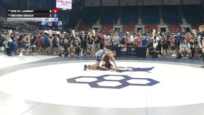 113 lbs Champ. Rd Of 32 - Tate St. Laurent, Indiana vs Treyden Diduch, Illinois