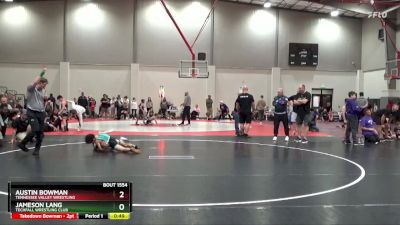 80 lbs Cons. Round 4 - Austin Bowman, Tennessee Valley Wrestling vs Jameson Lang, Techfall Wrestling Club