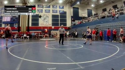 215 lbs Round Of 16 - Justin Beck, Avonworth vs Adam Baloga, Burgettstown