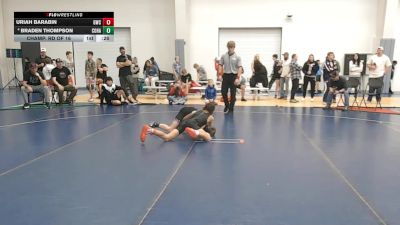 92 lbs Champ. Rd Of 16 - Uriah Barabin, Grindhouse Wrestling Club vs Braden Thompson, Colorado Hammers