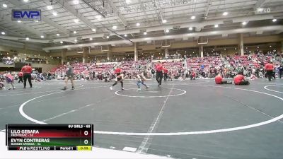 65 lbs Quarterfinal - Lilo Gebara, Frontenac vs Evyn Contreras, Bonner Springs