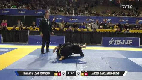 Janessa Isabella Orig-Taleno vs Samantha LeAnn Yearwood 2026 Pan Kids Jiu-Jitsu IBJJF Championship