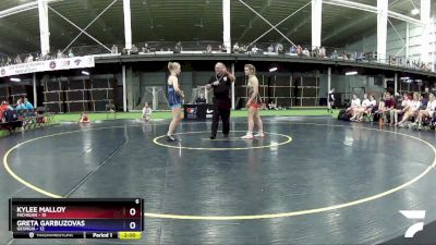 142 lbs Placement Matches (8 Team) - Kylee Malloy, Michigan vs Greta Garbuzovas, Georgia