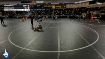190 lbs Champ. Round 1 - Logan Biggs, New Lenox (Lincoln-Way West) vs Deegan Lewis, Waverly-Shell Rock