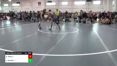 220-V Mats 19-20 8:00am lbs Consi Of 4 - David Moon, LA vs James Morelli, OH