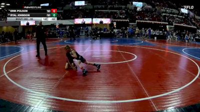 46 lbs Cons. Round 2 - Erik Polson, Thermopolis Wrestling Club vs Ryal Johnson, Fergus Wrestling Club