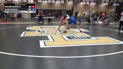 157 lbs Cons. Round 2 - William Griswold, DC Elite Wrestling vs Blake Rowson, Iowa
