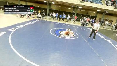 190 lbs Cons. Round 3 - Zander Haskins, Rockton (Hononegah) vs Hazen Murray, St. Charles (East)