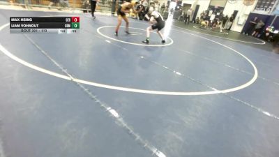 113 lbs Cons. Round 1 - Liam Vohnout, Corona Del Mar vs Max Hsing, Cerritos