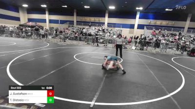 66 lbs Consi Of 8 #2 - Joshua Gustafson, NM Outlawz vs Tony Distasio, Region Wr Ac