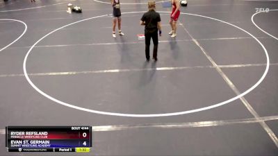 110 lbs Cons. Round 3 - Ryder Refsland, Pinnacle Wrestling Club vs Evan St. Germain, Summit Wrestling Academy