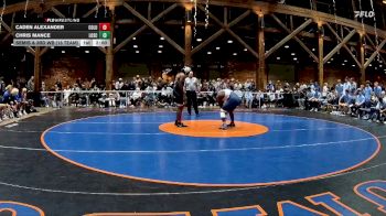 215 lbs Semis & 3rd Wb (16 Team) - Chris Mance, Lovett School vs Caden Alexander, Columbus