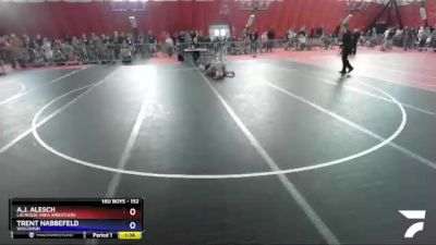 152 lbs Cons. Round 3 - A.j. Alesch, LaCrosse Area Wrestlers vs Trent Nabbefeld, Wisconsin