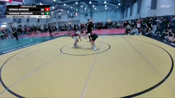 132 lbs Quarterfinal - Joshua Morgan, Spartan Mat Club vs Charles Anderson, Texas Select Wrestling
