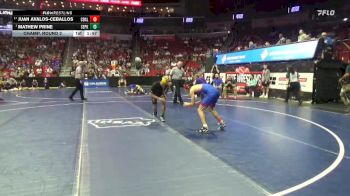 3A-120 lbs Champ. Round 2 - Mathew Prine, Southeast Polk vs Juan Avalos-Ceballos, Council Bluffs Abraham Lincoln