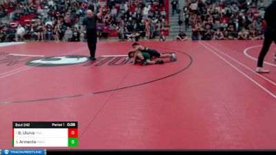 105 lbs Quarterfinal - Bj Uluiva, Federal Way Spartans Wrestling vs Ignacio Armenta, Port Angeles Wrestling Club