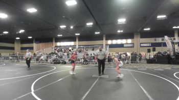 88 lbs Quarterfinal - Justejah Yockeman, Golden Backs MRTC vs Audrey Eller, Charger WC