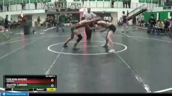 132 lbs Cons. Round 4 - Colson Myers, Buffalo vs Dustin Larsen, Pinedale