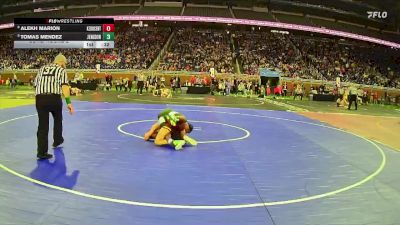 D1-120 lbs Cons. Round 2 - Tomas Mendez, Jenison HS vs Alekh Marion, Kalamazoo Central HS