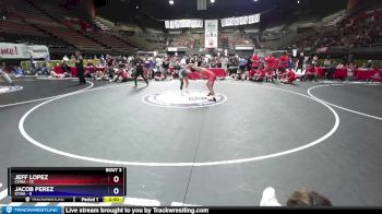 132 lbs Round 1 (16 Team) - Jeff Lopez, CVWA vs Jacob Perez, KTWA