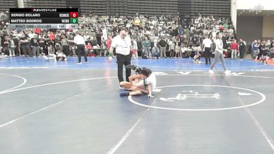 77-J lbs Consi Of 8 #1 - Sergio Bolano, RedNose Wrestling School vs Matteo Bodrog, Wrecking Crew Wrestling Academy