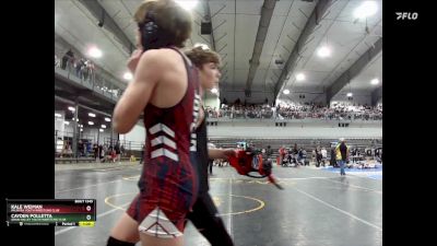 150 lbs 3rd Place Match - Kale Weiman, Palmyra Youth Wrestling Club vs Cayden Polletta, Grain Valley Youth Wrestling Club