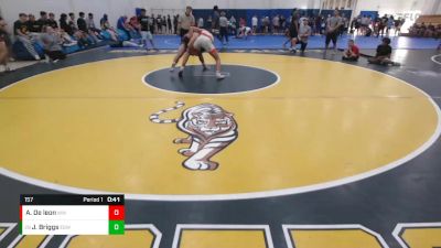 157 lbs Cons. Round 6 - Jacob Briggs, EGWA vs Adrian De Leon, Wright WA