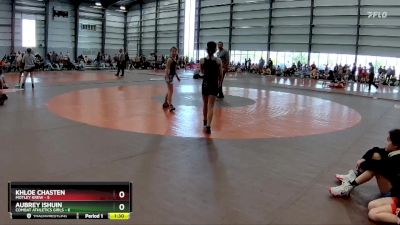 82 lbs Quarterfinals (8 Team) - Khloe Chasten, Motley Krew vs Aubrey Ishuin, Combat Athletics Girls