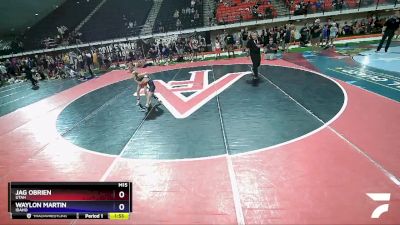 60 lbs Quarterfinal - Jag OBrien, Utah vs Waylon Martin, Idaho