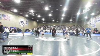 144 lbs Semifinal - Slava Shahbazyan, Chaminade vs Niko Valenzuela, Calvary Chapel