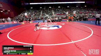 2A-113 lbs Quarterfinal - Landon Rhyne, Wind River vs Ace Arnold, Saratoga