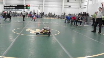 72 lbs 5th Place - Antonio Barroso, Red Roots WC vs Ashton Bowen, Medomak