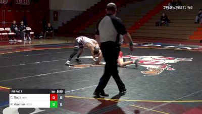 133 lbs Rr Rnd 1 - Cam Soda, Edinboro vs Richie Koehler, Rider