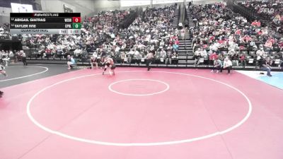 6A 125 lbs Quarterfinal - Tayler Ivie, Copper Hills vs Abigail Giatras, Weber